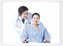 의사와 환자 사진